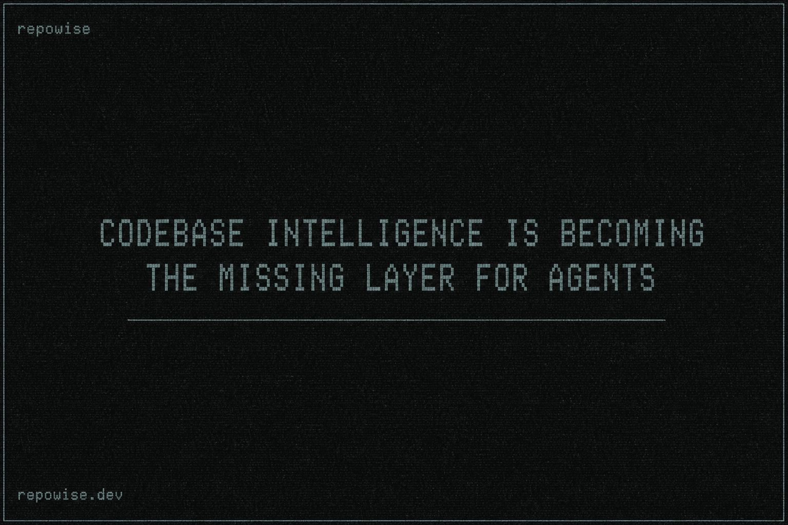 Codebase intelligence is becoming the missing layer for agents