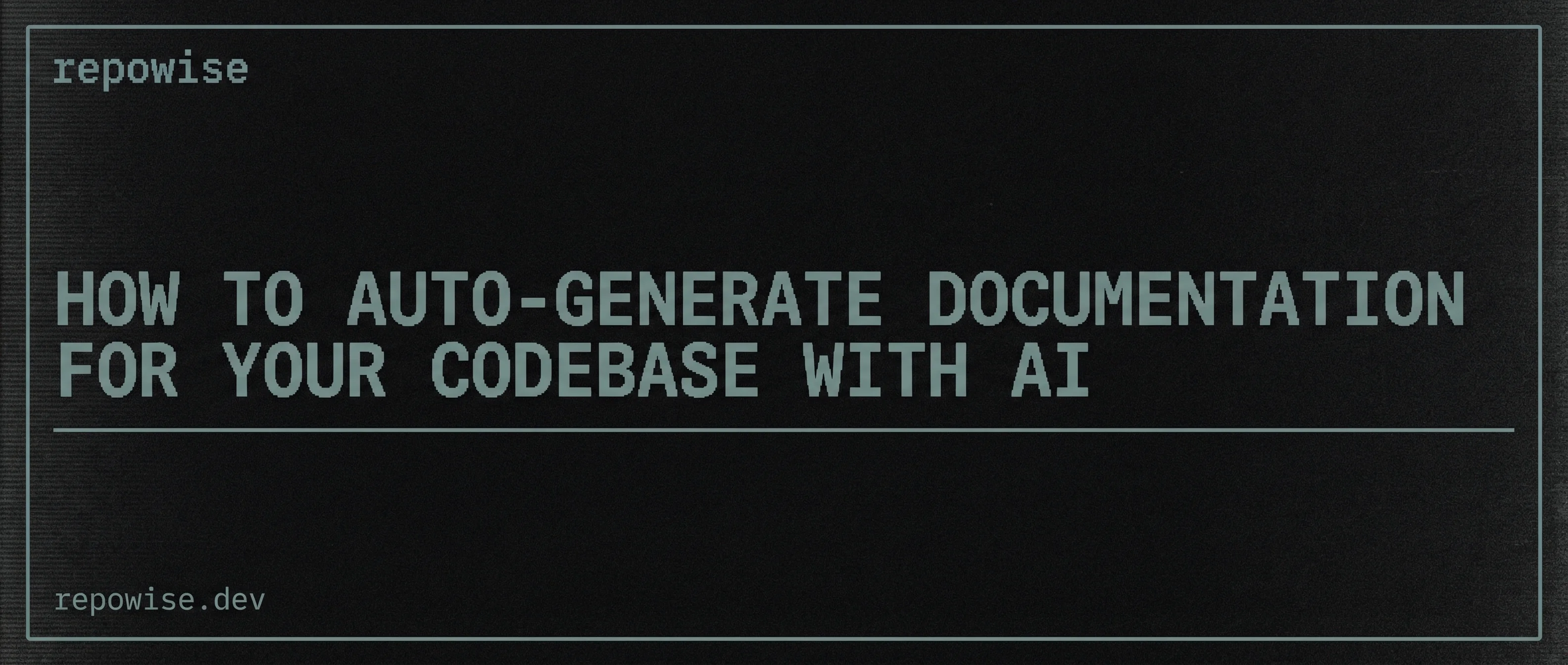 How to Auto-Generate Documentation for Your Codebase with AI